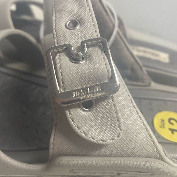 DR SCHOLL’S Women’s Gray Casual Mules Clogs Size 12 Slip On NEW NO BOX - Picture 5 of 12